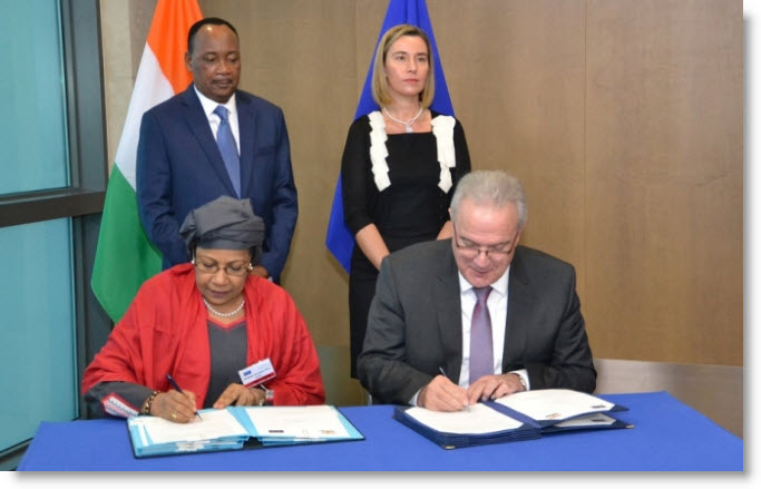 Niger : Belle moisson du gouvernement dans l’assiette de l’Union européenne .