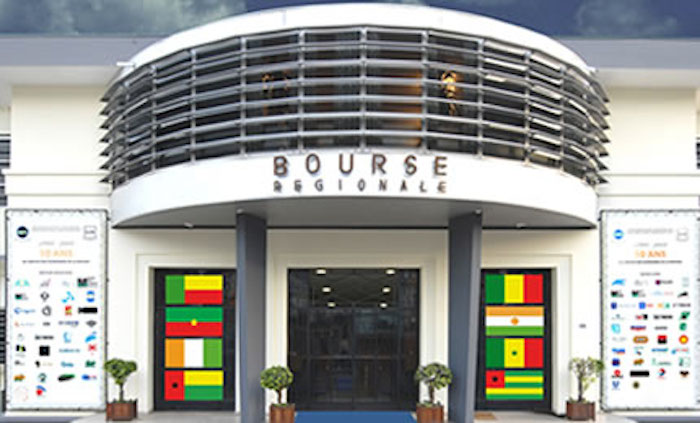 BRVM: La capitalisation boursière du marché des actions se chiffre à 7 012,02 milliards de FCFA.