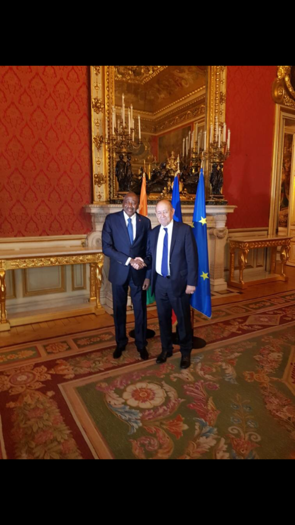 Monde-Afrique : Le Premier Ministre ivoirien, Amadou Gon Coulibaly, reçu au Quai d’Orsay à Paris