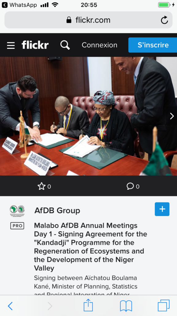 Niger: Signature de l’accord de programme « Kandadji » pour la régénération des écosystèmes et le développement de la vallée du Niger aux Assemblées annuelles de la BAD