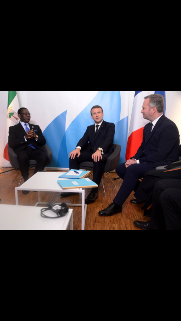 Guinée Équatoriale-France: Le ministre Jean Yves LeDrian, le grand absent de l’audience Obiang Nguema et Emmanuel MACRON en marge du Forum sur la Paix à Paris